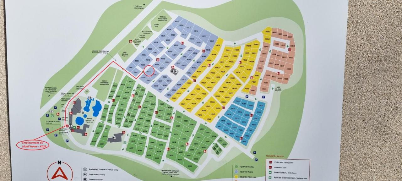 Mobil-Home 6 Personnes - Bretagne - Piscine - Plage Trégunc Esterno foto